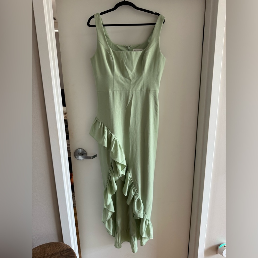 Dress the Population Asymmetrical Mint Green Dress